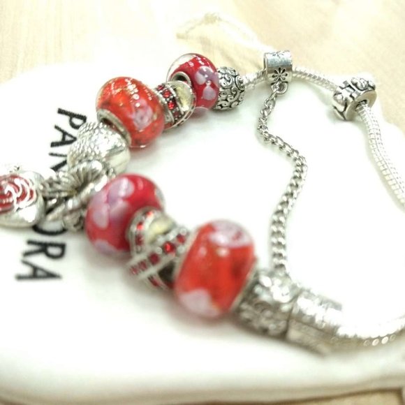 Pandora Bracelet with Pandora Charms - Picture 3 of 6